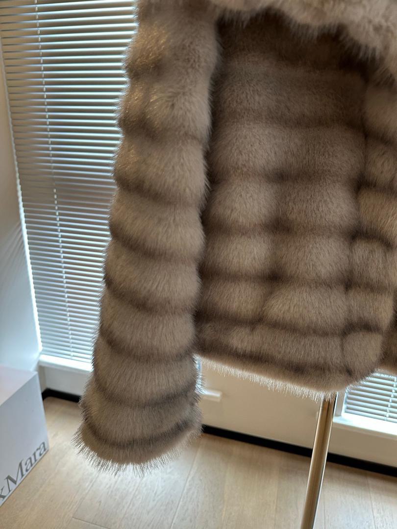 Luxe Ribbed Fur Cropped Jacket