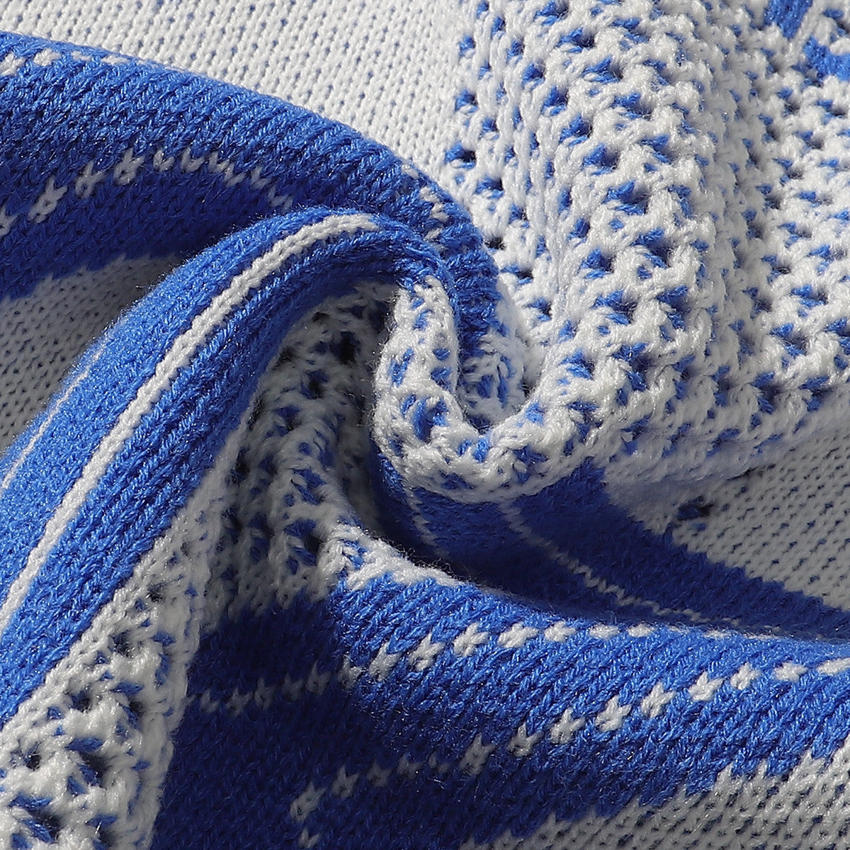 Vintage-Inspired Knit Sports Jersey